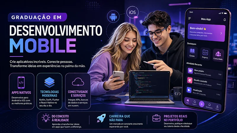 Imagem do curso de CST EM DESENVOLVIMENTO MOBILE